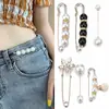 Accesorios de Pin de Cintura Ropa Fija Cintura Cambiar Hebilla Pequeña de Cintura Broche Antideslizante Hebilla de Pantalones de Mujer Pin