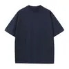 20 penteado duplo fio de algodão 230g algodão pesado em torno do pescoço manga curta camisa em branco T-shirt suporte impressão LOGO