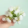 Comercio Exterior Guirnalda de Flores de Aliento de Bebé de Goma Suave Ramo de Novia de Boda Flores Decorativas Fondo de Hotel Arte Floral Flores Artificiales Accesorios de Fotografía