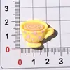 Bolo de Simulação Biscoito Chá da Tarde Acessórios de Resina DIY Cola de Creme Enfeites de Presilha de Cabelo Capa de Celular Charms para Crocs Montagem