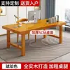 Mesa de Madeira Maciça de Placa Grande, Escrivaninha, Mesa de Escritório para Desktop, Mesa de Chá para Varanda Estilo Chinês, Mesa de Jantar Multifuncional, Escrivaninha para Estudante