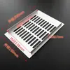 Armario rectangular con red transpirable de aleación de aluminio, con orificios de ventilación multiusos, fabricantes al por mayor