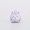 Sino de Vento Japonês Gato da Sorte para Boa Sorte e Bênção, Sino de Vento Esmaltado Pingente para Celular/Chave