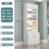 Vitrina de Cosméticos Europea de Pie Comercial Boutique Salón de Uñas Barbería Salón de Belleza Contenedor Vitrina de Exhibición de Productos