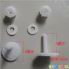 Base de parafuso de assento de vaso sanitário antigo acessórios de tampa de vaso sanitário trava de fundo retangular fixação de montagem inferior porca de fixação haste de parafuso redonda de plástico