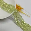 Cuentas Planas de Ábaco de 4 mm Cuentas de Vidrio de Cristal Cuentas de la Rueda de la Fortuna Ropa DIY Cuentas Sueltas Accesorios para el Cabello Accesorios para Bufanda y Collar