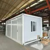 Casas Móveis Personalizadas para Exportação em Contêiner, Casas Dobráveis, Caixas de Embalagem Habitáveis, Dormitórios para Canteiros de Obras, Edifícios de Escritório, Aço Colorido Desmontável