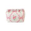 Bolsa para guardar labiales de mujer portátil de cierre automático con resorte estampado bolsa de cosméticos mini monedero para llaves y monedas
