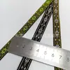 Cinta Jacquard Bordada de 1 cm de Ancho Adorno de Encaje Estilo Étnico Cinta Tejida Manualidades DIY Decoración de Ropa Cinta de Tela