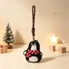 Colgante de Mochila Navideño Lindo Muñeco de Papá Noel Juguete de Peluche Regalo Venta al por Mayor Llavero de Dibujos Animados Adorno