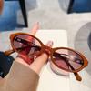 Gafas de Sol Y2K Retro Ovaladas de Marco Pequeño Europeas y Americanas para Mujer de Alto Sentido Protección UV Populares en Internet Gafas de Sol para Mujer para Fotos Callejeras