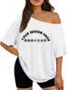 Amazon Ebay Comércio Exterior Transfronteiriço Estampa de Padrão DIY Pedido de Pequena Quantidade Europeu e Americano Camisetas Femininas Tomara que Caia Atacado