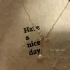 Collar de Perlas Dulces con Lazo Super Brillante Estilo Coreano para Mujer, Nuevo Modelo 2026, Exquisito Accesorio de Cadena para Clavícula con Temperamento de Lujo Ligero