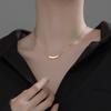 Collar con colgante de gota de agua en plata 925 para mujer, diseño de nicho, moderno, ligero, de lujo, estilo japonés y coreano, nuevo, combina con todo.