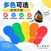Marcadores de Pegada para Treinamento de Integração Sensorial Infantil Pegadas de Jardim de Infância Equipamento de Jogo de Coordenação Mão-Pé Marcadores de Atividade Física