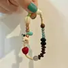 Arco-Íris de Verão ~ Dopamina Fresco Colorido Design de Nicho Doce Arco-Íris Estrela Corda Elástica Pulseira Joia