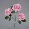Rosa Flor Artificial Flor de Seda Flor Artificial de Interior Buquê de Rosas Flor de Mesa Decoração Sala de Estar Flor Decorativa Decoração