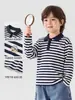Polo Youou para niño, estilo primavera y otoño, camiseta de manga larga para bebé, nuevo modelo 2026, top, ropa para niños, ropa de otoño