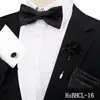 Conjunto de Gravata Borboleta e Lenço Quadrado Masculino com Padrão Escuro Retrô, Acessórios para Traje de Casamento, Gravata Borboleta Paisley, Mais Vendido na Amazon