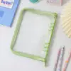 Álbum de Fotos Pvc Álbum A5 Zíper Estilo K 5 polegadas Binder Brilhante Estrela 3 polegadas Coleção Seis Furos Cartão Pequeno Menina