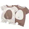 2025 Ropa Nueva de Otoño para Bebé Estilo Ins Mono para Bebé Mono de Gateo Lindo de Dibujos Animados para Salir 0