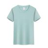 Camiseta de algodón Jin de manga corta con cuello redondo, camisa publicitaria, monos, venta al por mayor, logotipo impreso, ropa de clase, camisa de cultura corporativa, chaqueta bordada