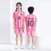 2526 Nueva Temporada Uniforme de Fútbol para Niños Conjunto Jardín de Niños Primaria y Secundaria Estudiante Jersey Compra Grupal No. 7 Ronaldo No. 10 Camiseta
