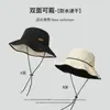 Chapéu de Pescador Usável Dupla Face para Homens e Mulheres, Chapéu Respirável de Cowboy Ocidental para Acampamento ao Ar Livre no Verão, Montanhismo, Pesca, Secagem Rápida