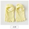 Calcetines finos de verano de cinco dedos, calcetines náuticos de malla para mujer, transpirables, no congestionados, cómodos, con punta absorbente de sudor, calcetines de algodón para mujer, calcetines invisibles
