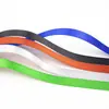 Lanyard de poliéster de tejido denso de 15 mm en stock para insignias de trabajo y gafetes, material accesorio semiacabado para tarjetas de identificación de exposiciones, disponible en varios colores