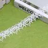Accesorios de Ropa Encaje Estilo Oscuro Joyería Bordado de Cruz Encaje Soluble en Agua Encaje Seda de Poliéster Cadena para Clavícula
