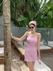 Traje de Baño Nuevo de Tres Piezas 2026 para Mujer, Cubre Vientre, Adelgazante, Vacaciones en la Playa, Ropa de Baño para Aguas Termales [Dropshipping]