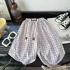 Pantalones de cuadros anti-mosquitos para niños y niñas, verano, nuevos, joggers casuales para niños, estilo suelto y fino, ropa exterior elegante para bebé