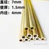 Diámetro 1 2 3 4 40 50 mm tubo redondo pequeño de latón capilar hueco de pared delgada h62/h65 tubo de latón protección ambiental