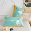 Par de Toallas de Almohada de Gasa de Seis Capas de Algodón Estilo Floral Pastoral para Cuatro Estaciones Universal para el Hogar Cambiante Toalla de Almohada Jacquard Venta al por Mayor