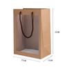 Bolsa de Embalagem de Flores Transparente, Sacola de Presente de Papel Especial com Janela, Lembrança do Festival Qixi, Presente Souvenir, Bolsa Tote para Bonecas