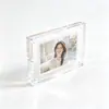 Modelo BSD321 personalizado: Porta-retrato magnético de acrílico, suporte de exibição de acrílico cristalino