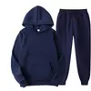 Sudadera con capucha Conjunto de sudaderas Sudadera informal holgada Pantalones deportivos Versátil Conjunto de dos piezas Sudadera con capucha y pantalones