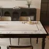 Tapete de mesa de jantar luxuoso e de alta qualidade, toalha de mesa, à prova d'água, à prova de óleo, resistente ao calor, lavável, protetor de superfície de mesa de centro, isolante térmico e resistente a altas temperaturas