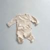 Estilo coreano ins completo impresso coelho duas peças home wear bottoming home all-matching infantil confortável capa macia