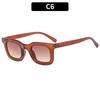 Óculos de Sol de Moda Personalidade Europeia e Americana Retro Street Shot Masculino e Feminino Óculos de Sol com Proteção Solar para Dirigir Óculos de Sol de Cross-border