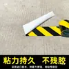 Cinta de Advertencia de PVC Rayas de Cebra Negras y Amarillas Pegatina Marcadora de Hitos División de Suelo Marcado de Taller Dibujo de Línea de Color Posicionamiento de Piso