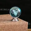 Bola de Cristal de Burbuja de Color de Agujero Único Mango Geométrico Minimalista Moderno de Cristal Artificial Ferretería para Muebles Accesorios Decorativos