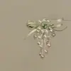 Clip de Pinza de Pato para el Cabello con Lazo y Perla, Nuevo Estilo Fresco Primavera/Verano 2026, Accesorio para el Cabello con un Toque Juvenil, Pasador para el Cabello, Adorno para el Cabello