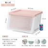 Caja de Almacenamiento de Juguetes Apilable Younai con Tapa abatible y Apertura frontal Cesta Transparente a Prueba de Polvo para Niños Almacenamiento de Snacks y Juguetes para Sala de Estar