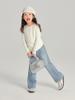 Conjunto de Dos Piezas Ropa Infantil Momojia Primavera 2025 Nuevo Camiseta para Niñas Dulce y Linda Hongo Top de Manga Larga