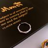 Anillo Abierto de Circonita con Baño de Oro Real Antiguo Medio Estilo Caperucita Roja Libro Mismo Estilo Anillo de Dedo Comida Joyería de Alta Gama de Lujo Ligero Venta al por Mayor Mujeres