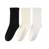 Calcetines de Algodón Personalizados con Tu Propio Diseño, Calcetines de Media Pantorrilla con Bordado, Calcetines Largos Jacquard para Mujer, Logo Personalizado de Fábrica