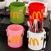 Portalápices Creativo Lindo de McDonald's, Decoración Retro de Alto Valor Elegante, Caja de Almacenamiento de Papelería de Escritorio para Estudiantes