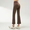 Pantalones de yoga acampanados 7/8 para mujer petite, pantalones deportivos de alta elasticidad, pantalones acampanados de cintura alta para levantar glúteos, entrenamiento físico, talla extra